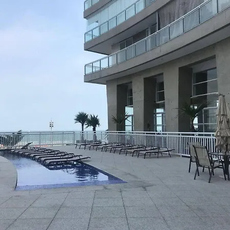 Unlimited - Frente ao Mar. Apt todo mobiliado. Santos  Exterior foto